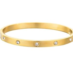 Gold Plated Bangle Bracelet.